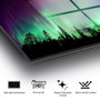 Wallity UV-108 Pintura Decorativa de Vidrio Templado 70 x 100 cm